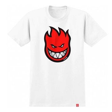 SPITFIRE Junior T-shirt S/S Big Head Fill Ash Heather / red